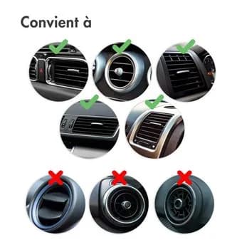 Telefonihoidik autosse Accezz, MagSafe-ühilduv, ventilatsioonirestile 2
