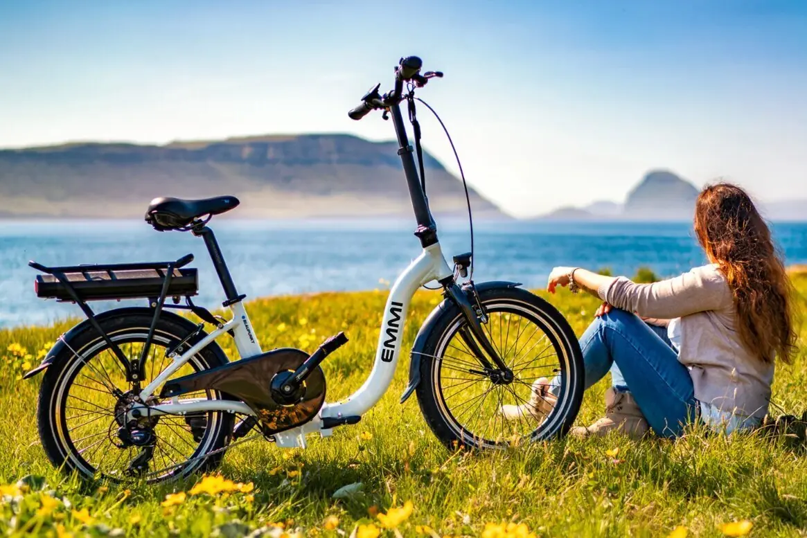 Blaupunkt Emmi 20" – vélo électrique pliant, blanc 4