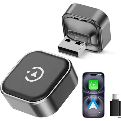 Juhtmevaba CarPlay ja Android Auto adapter SmartBox Ultra Mini, Wi-Fi 6 ja Bluetooth 5.4