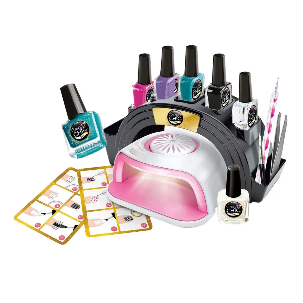 Laste maniküürikomplekt Clementoni Crazy Chic Passion Nails 2