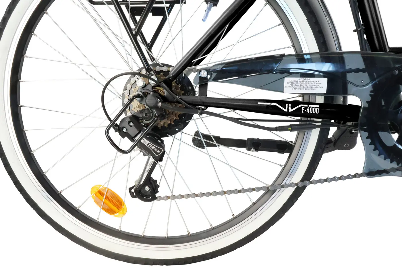 Denver E-4000 26" – electric city bike, black 2