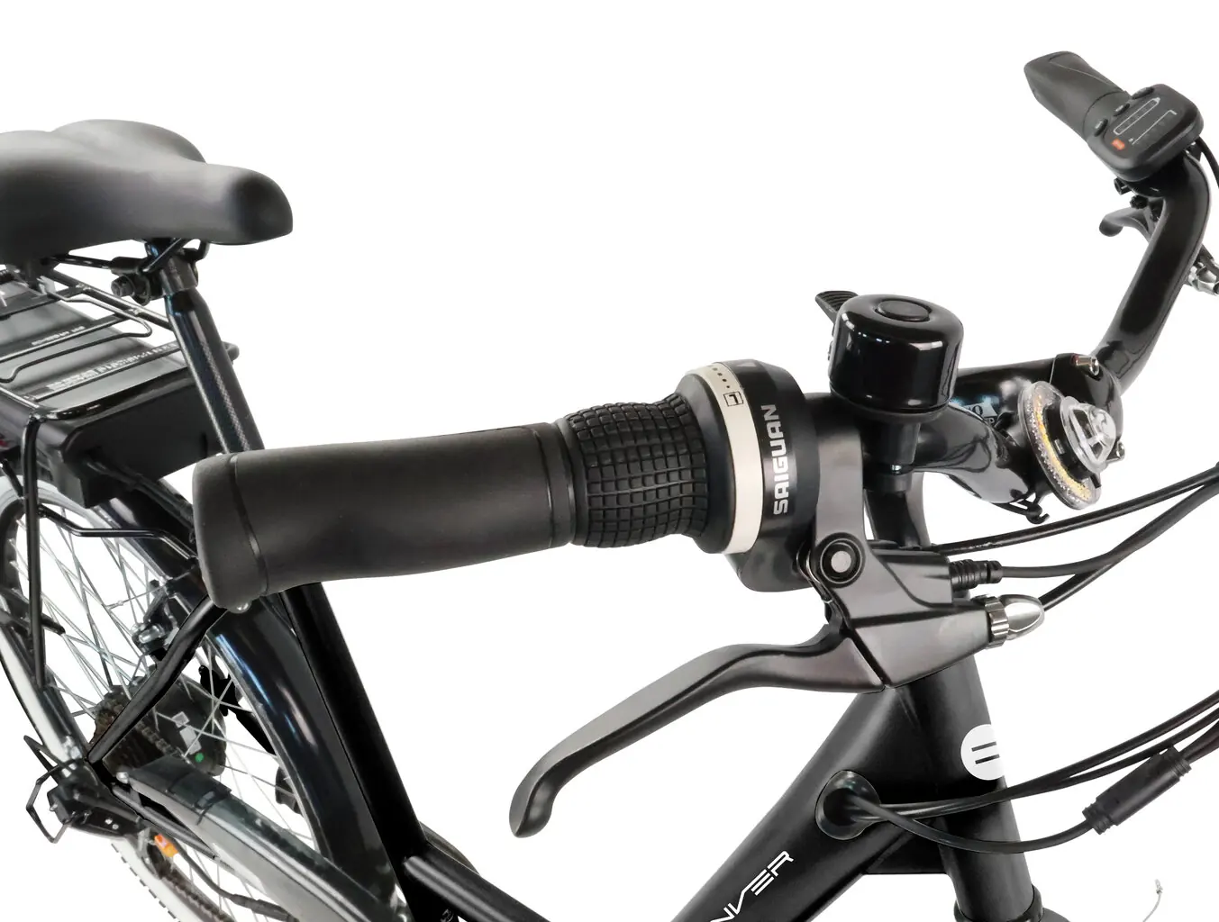 Denver E-4000 26" – electric city bike, black 3