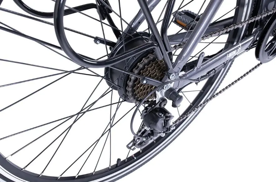 Denver E-Motive 28" – vélo électrique de ville, gris 4