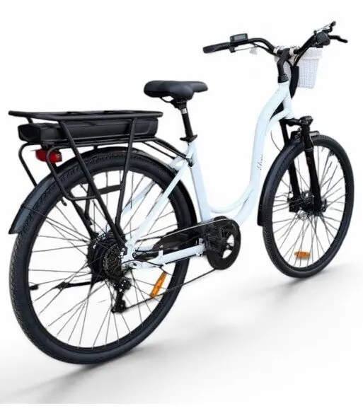 Elvia S2 28" – elektriline linnaratas, valge 2