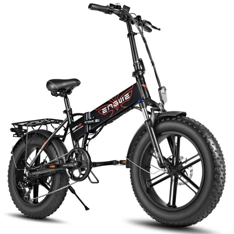 Engwe EP-2 PRO 20" – kokkupandav fatbike-elektrisõiduk, must 2