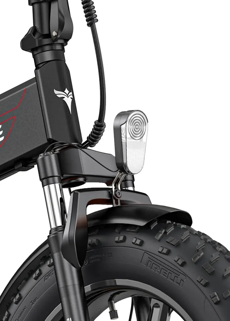 Engwe EP-2 PRO 20" – kokkupandav fatbike-elektrisõiduk, must 4