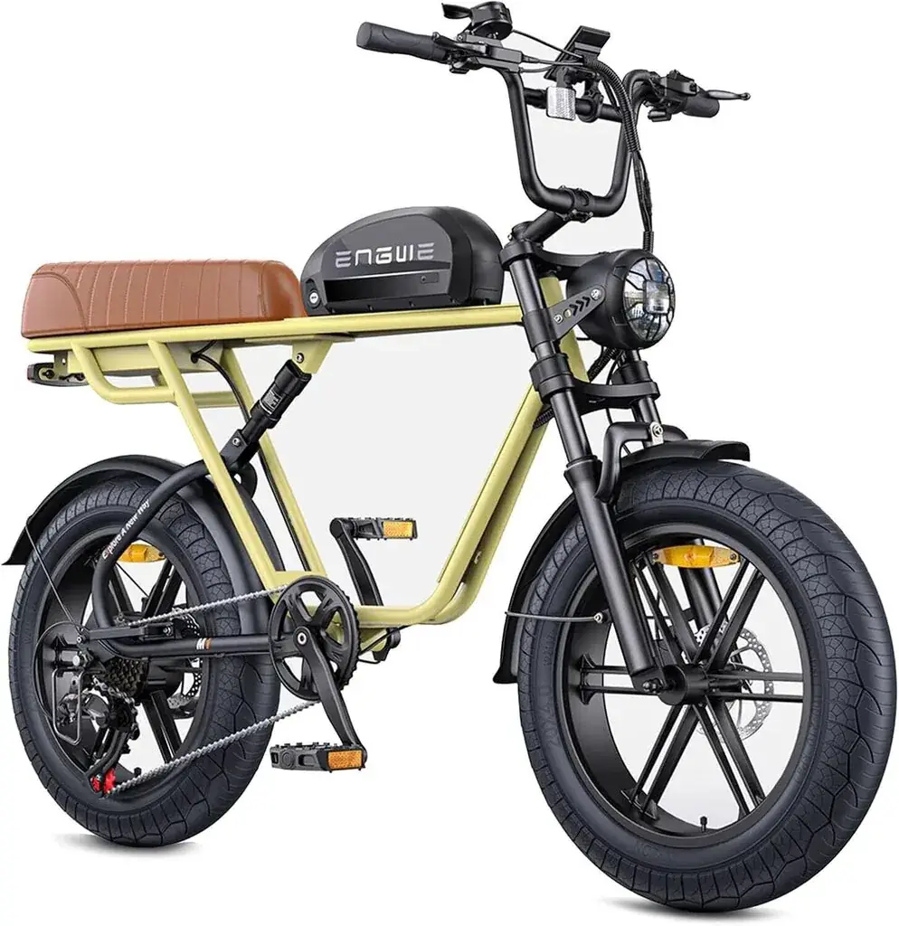 Engwe M1 20" – two-seat fat-tyre electric rideable, yellow 2