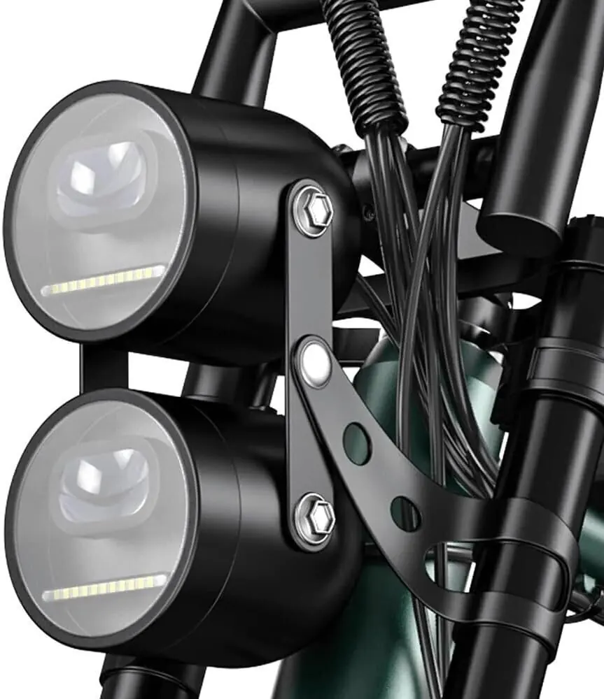 Engwe M20 20" – fatbike-elektrisõiduk, roheline 5