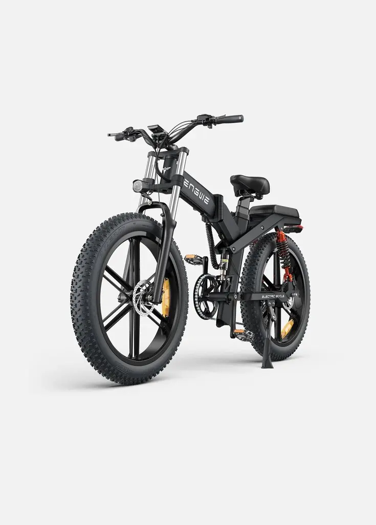 Engwe X26 26" – kokkupandav fatbike-elektrisõiduk, must 3