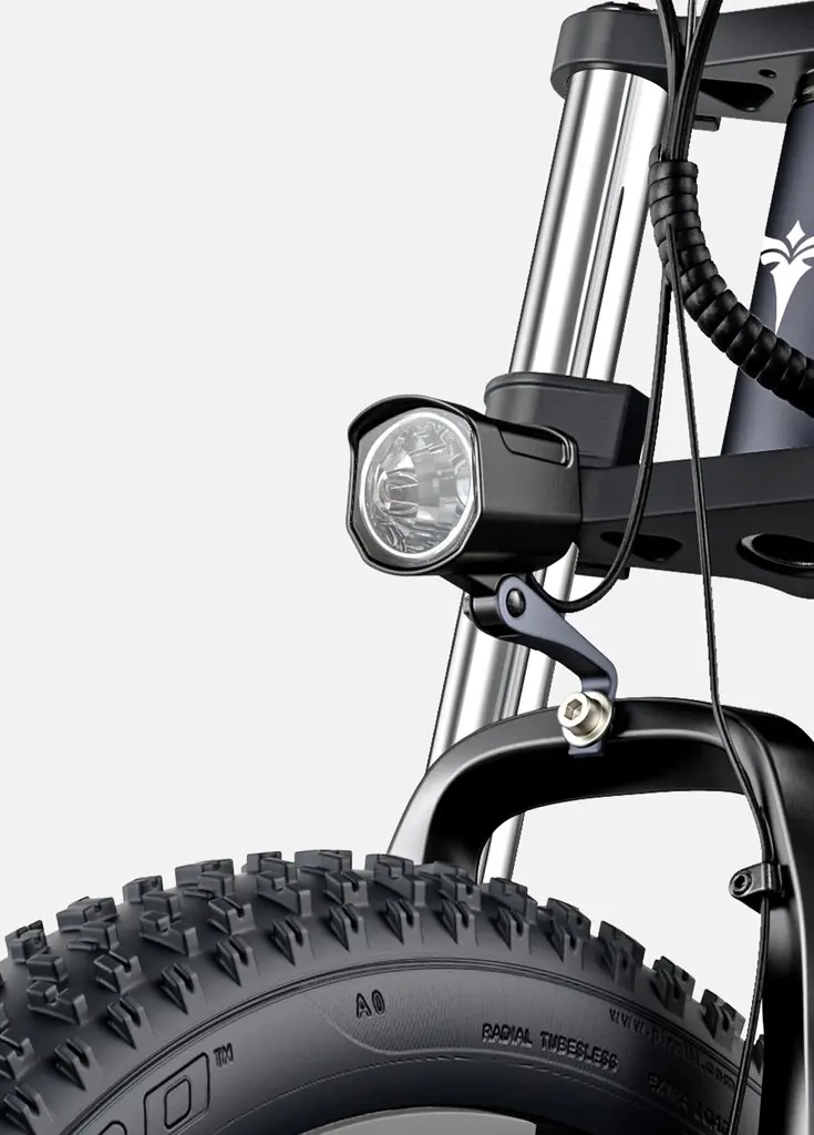 Engwe X26 26" – kokkupandav fatbike-elektrisõiduk, must 7