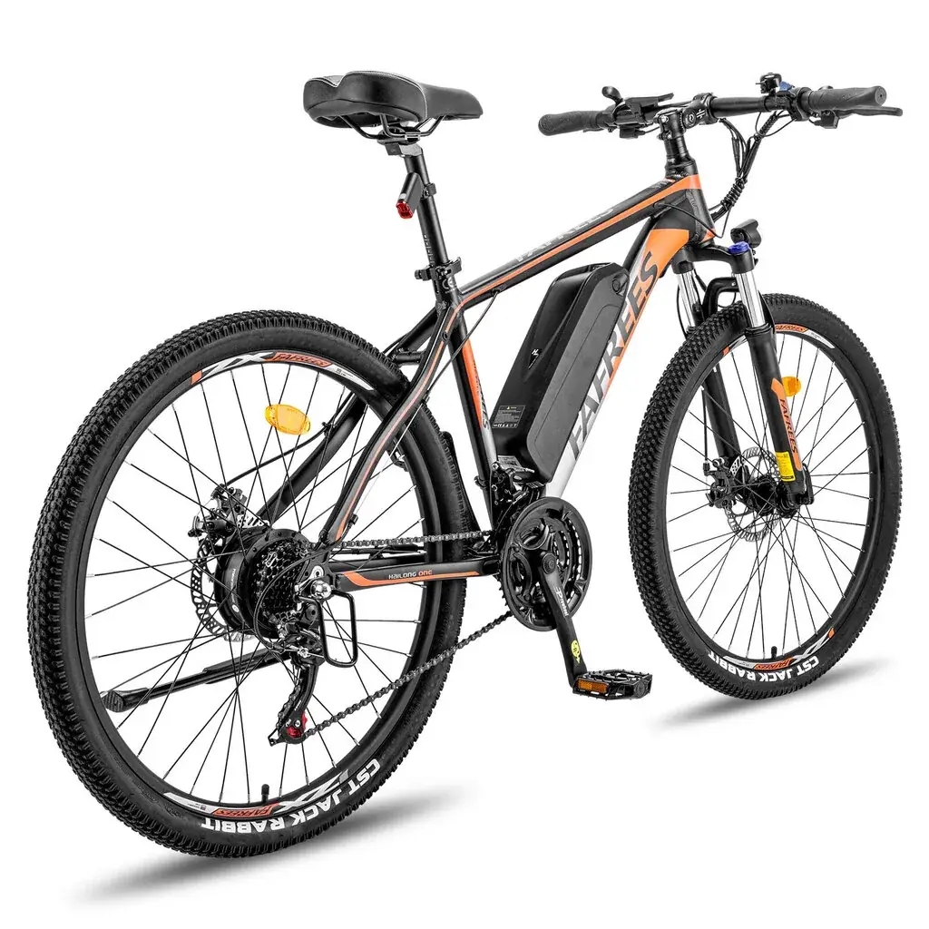 Fafrees Hailong One 26" – maastiku-elektrisõiduk, must/oranž 3