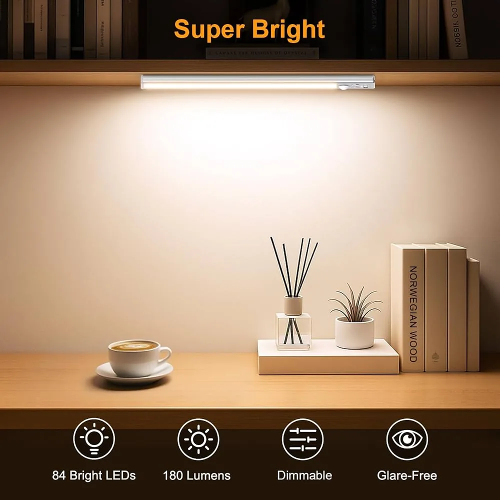 Liikumisanduriga LED-kapivalgusti Gritin, 84 LED, laetav, 2 tk 2