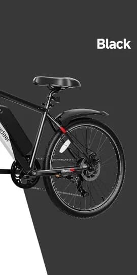 Elektriratas Headeer 500 W, 48 V 15 Ah, 26", must – eramaale 3