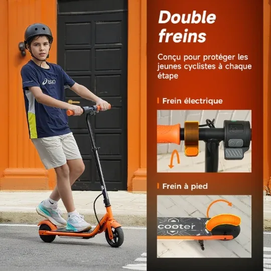 Laste elektritõukeratas iScooter K2 Pro, 150 W, oranž (7–12 a) 2