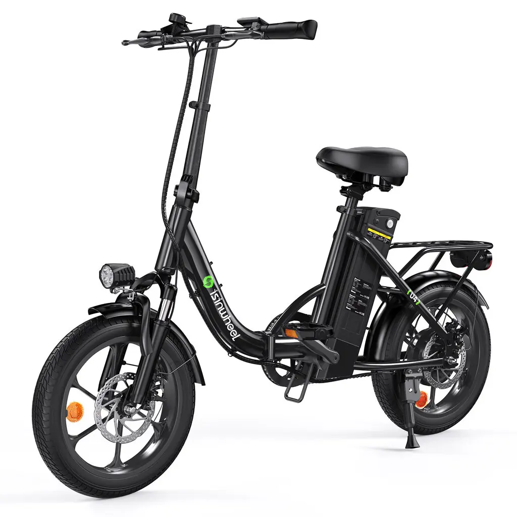 Isinwheel U4 16" – kokkupandav elektrisõiduk, must