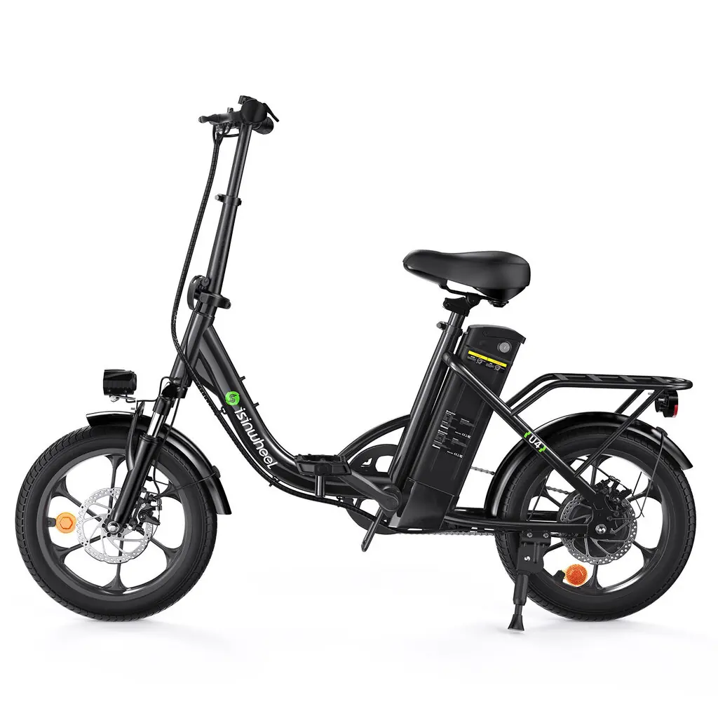 Isinwheel U4 16" – kokkupandav elektrisõiduk, must 5