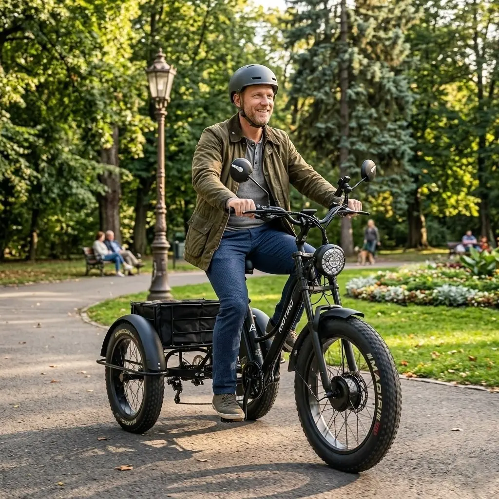 Motiro M36 24"/20" – kolmerattaline elektrisõiduk, must 2