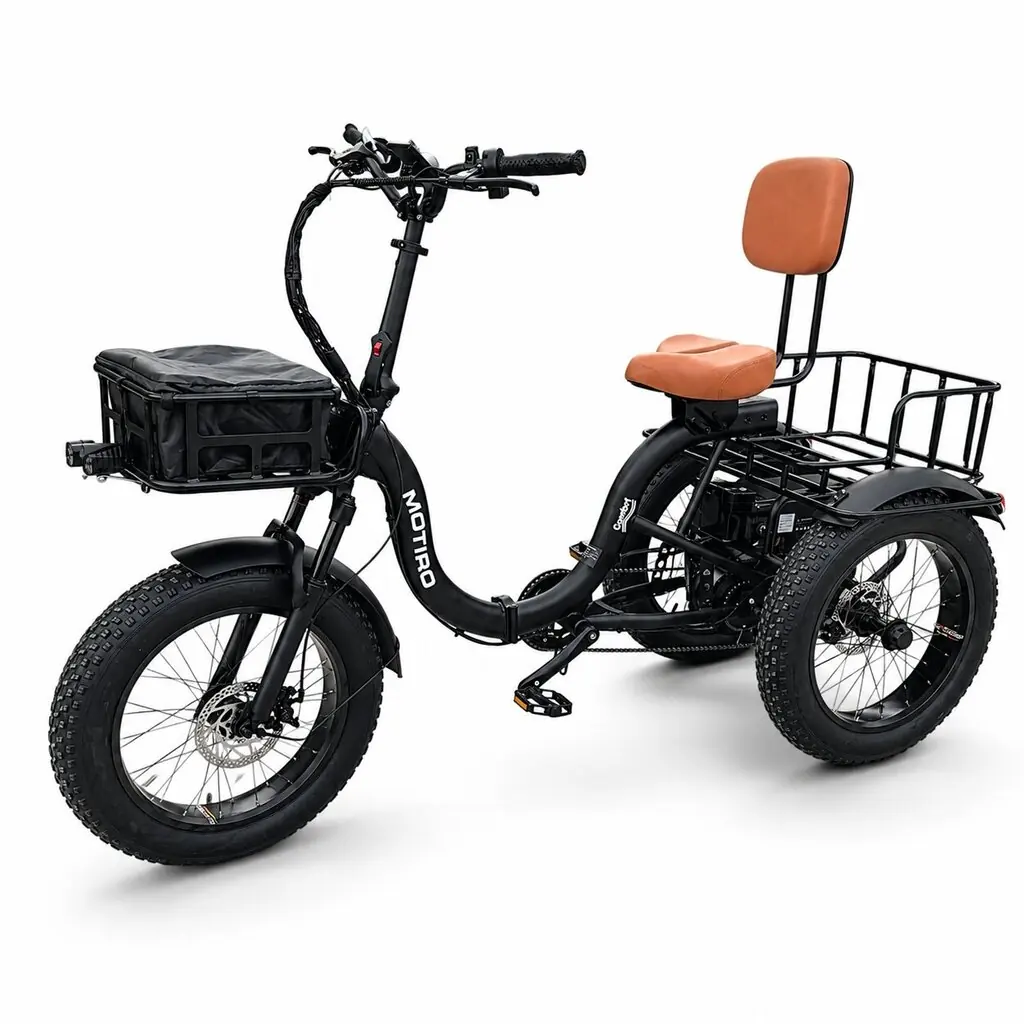 Motiro M6 20" – tricycle électrique, noir 2