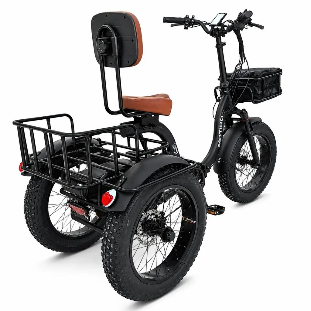 Motiro M6 20" – tricycle électrique, noir 3
