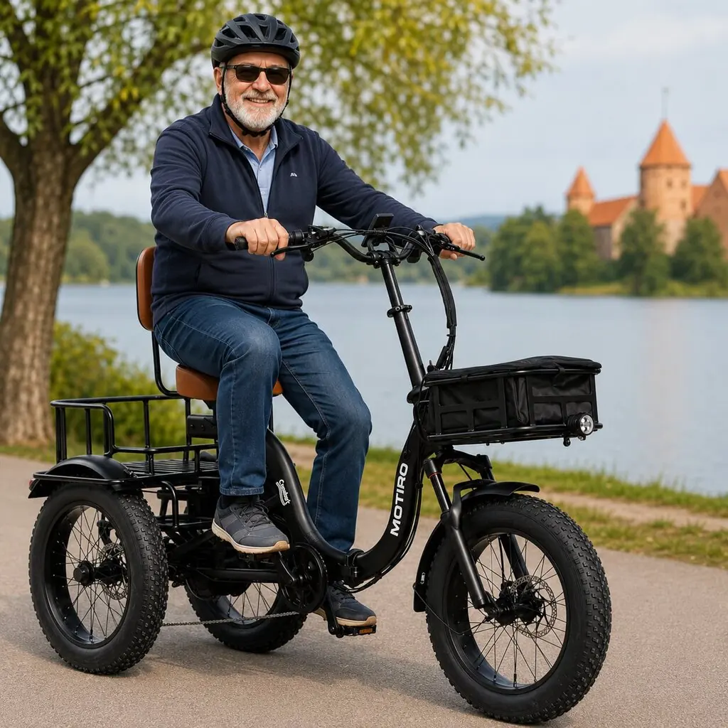 Motiro M6 20" – tricycle électrique, noir 6