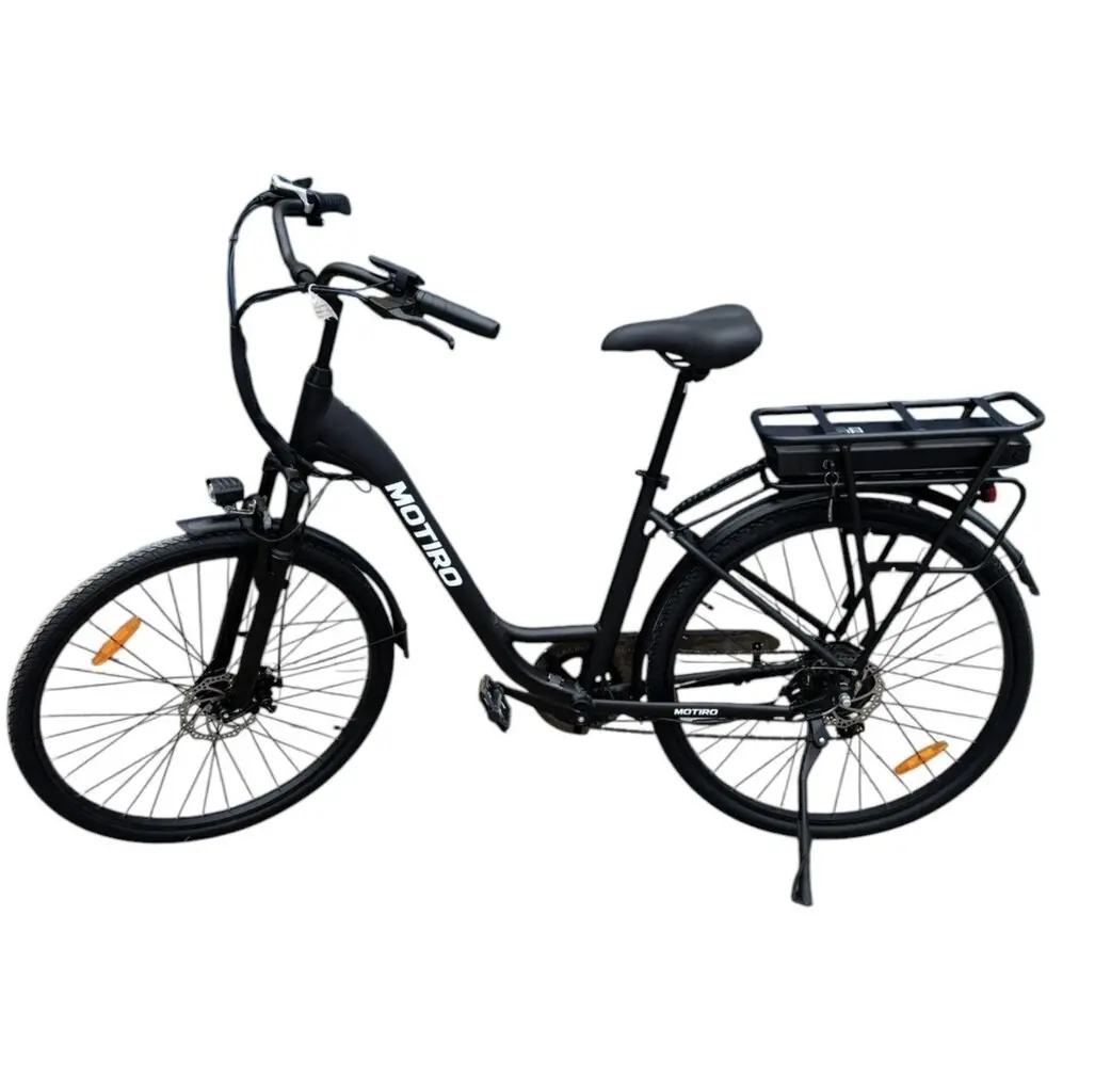 Motiro M9 28" – elektrisõiduk linnaratta stiilis, must 11