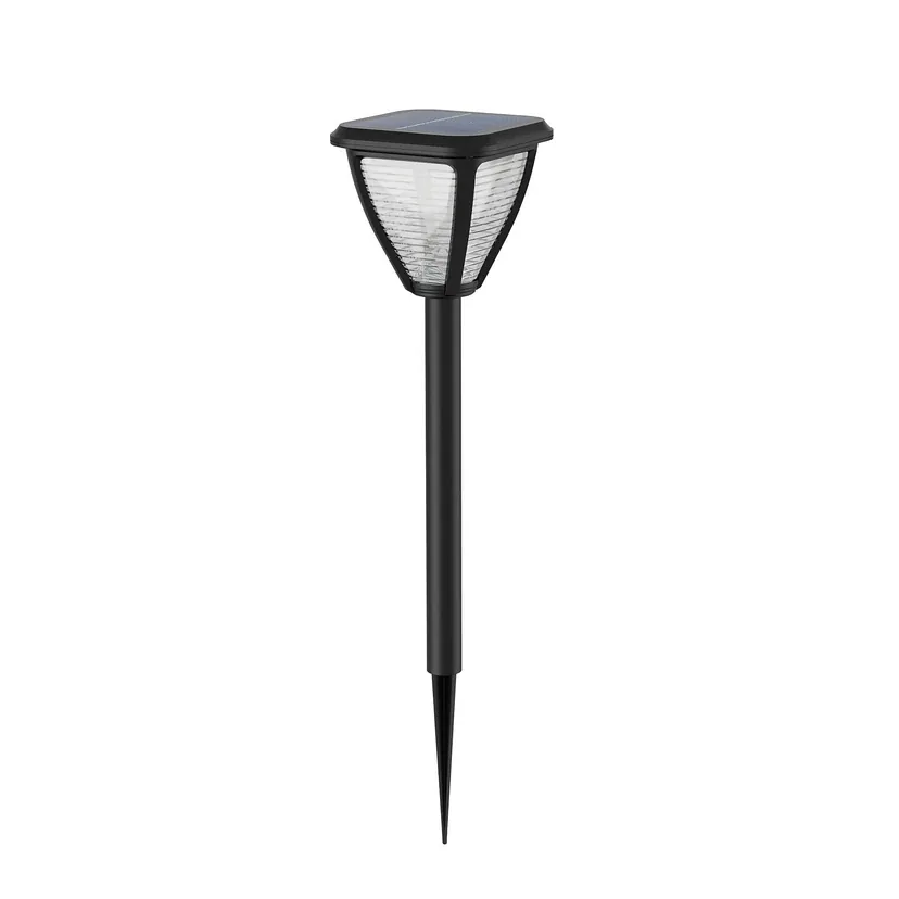 Päikesepaneeliga LED-vaiavalgusti Philips Vapora, must