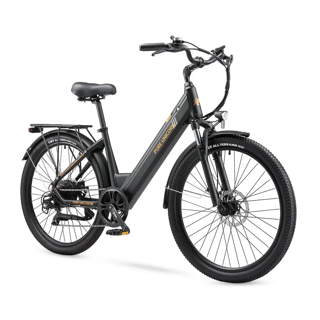 Pure Unicorn U2 27,5" – madala raamiga elektrisõiduk, must 2