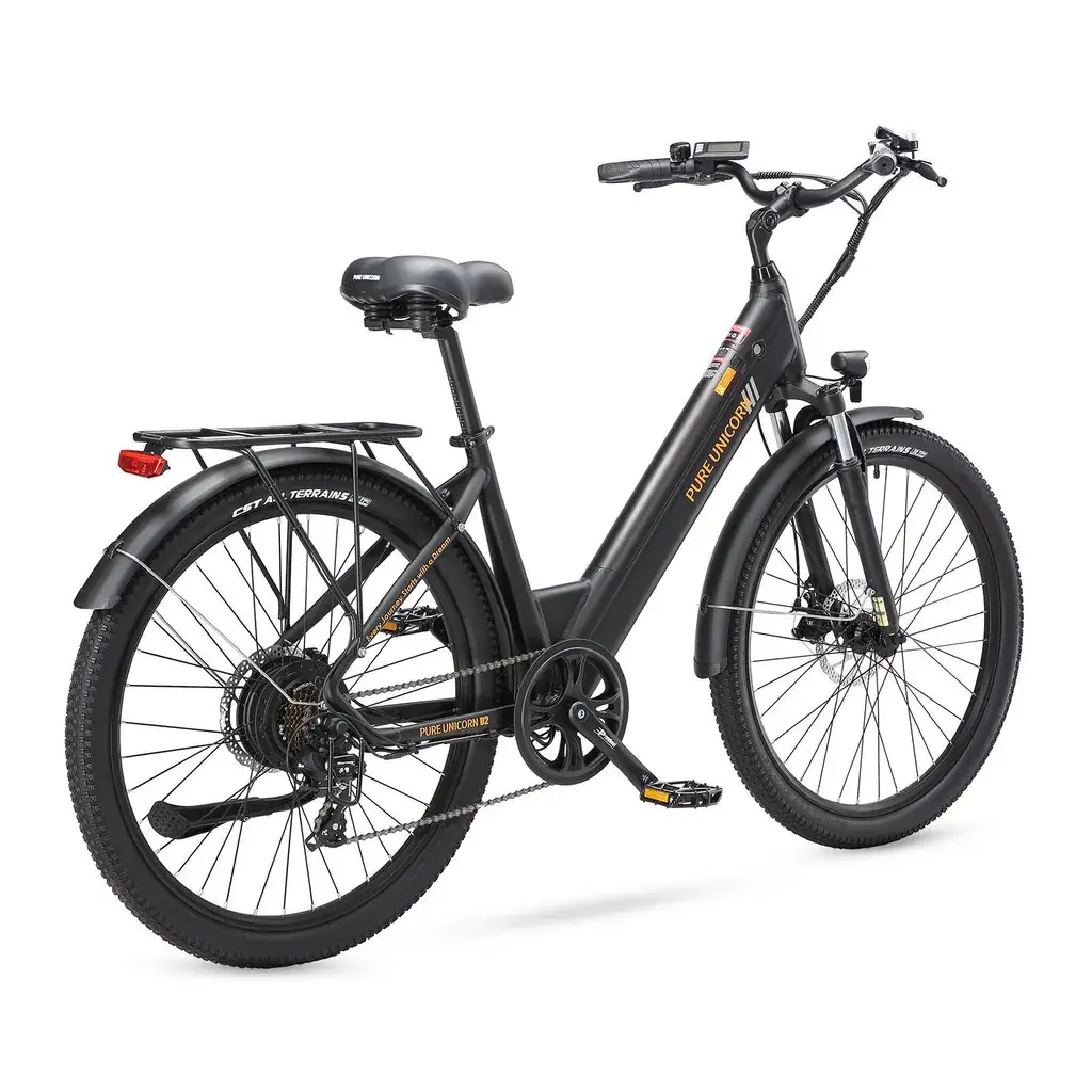 Pure Unicorn U2 27,5" – madala raamiga elektrisõiduk, must 3