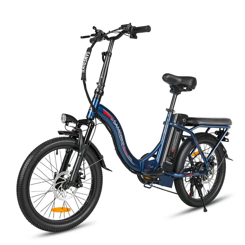Samebike CY20 20" – kokkupandav elektrisõiduk, tumesinine 2