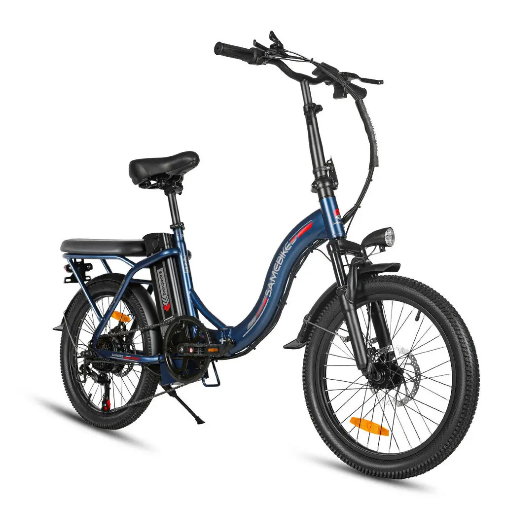 Samebike CY20 20" – kokkupandav elektrisõiduk, tumesinine 3