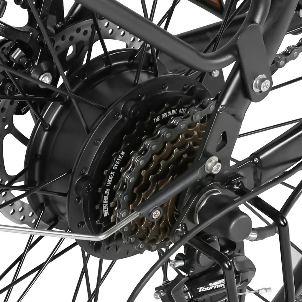 Samebike RS-A01 Pro-T 26" – elektrisõiduk linnaratta stiilis, roheline 3