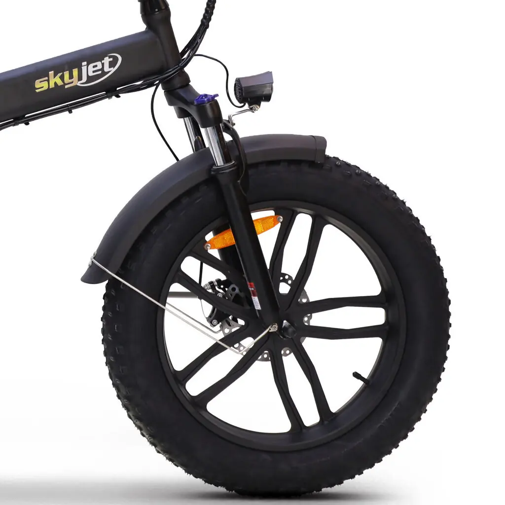 SkyJet Nitro Pro 20" – kokkupandav elektriline fatbike, must 2