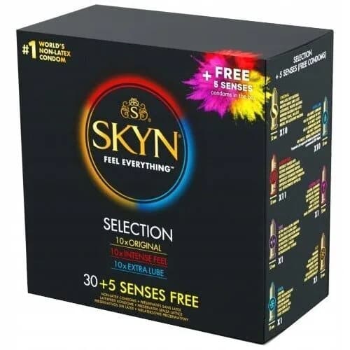 Kondoomid SKYN Selection, 30 + 5 tk Senses