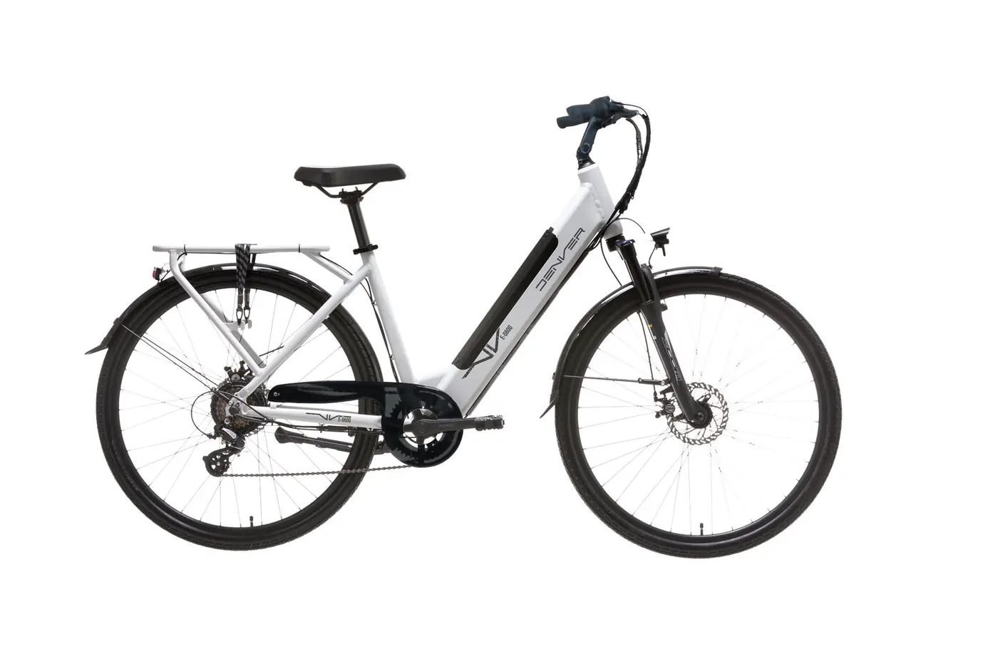 Denver E8600 28" – elektriline linnaratas, valge
